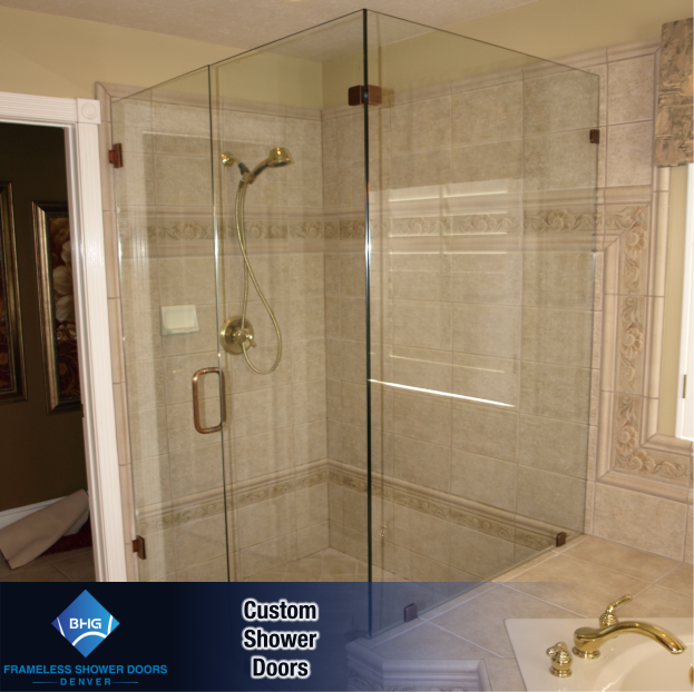 27 frameless shower doors denver custom glass enclosure