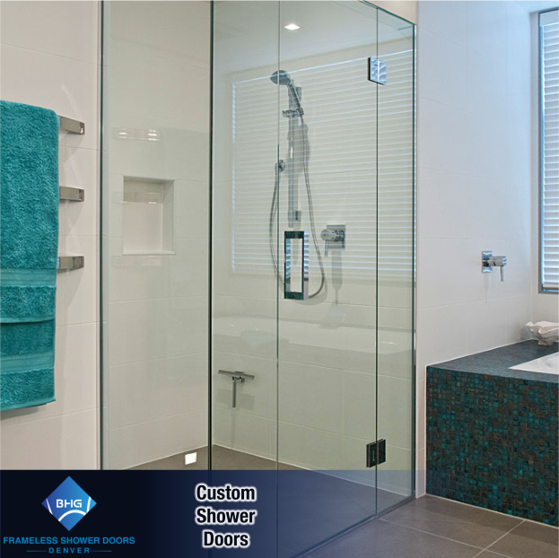 38 frameless shower doors denver custom glass enclosure