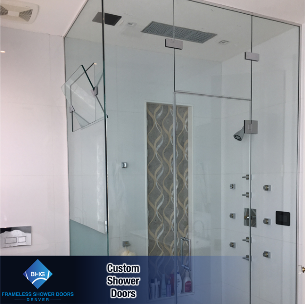 70 frameless shower doors denver custom glass enclosure