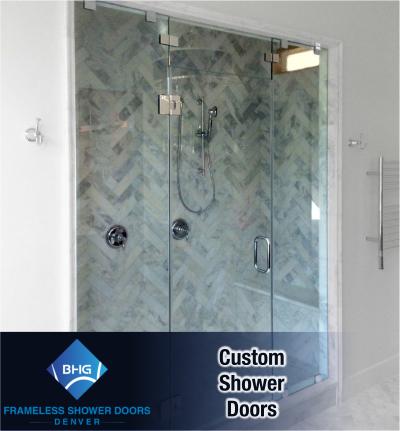 75 BHG FRAMELESS SHOWER DOORS DENVER custom glass shower enclosure 2