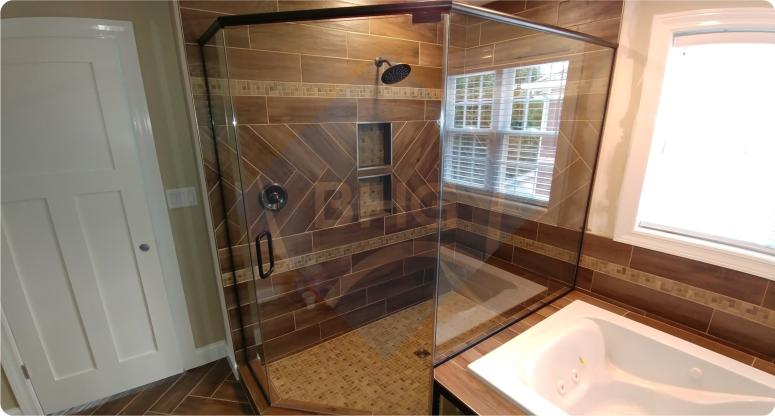 75 BHG FRAMELESS SHOWER DOORS DENVER custom glass shower enclosure 4