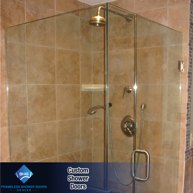 76 frameless shower doors denver custom glass enclosure