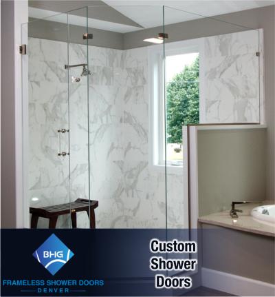 82 BHG FRAMELESS SHOWER DOORS DENVER colorado shower enclosure 2